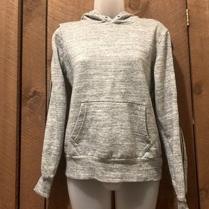 Striped sleeved hoodie